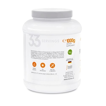 1000 Gramm reichen für 33 Portionen