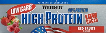 Weider Low Carb High Protein Bar, Mix-Box, 1er Pack (25 x 50g) - 